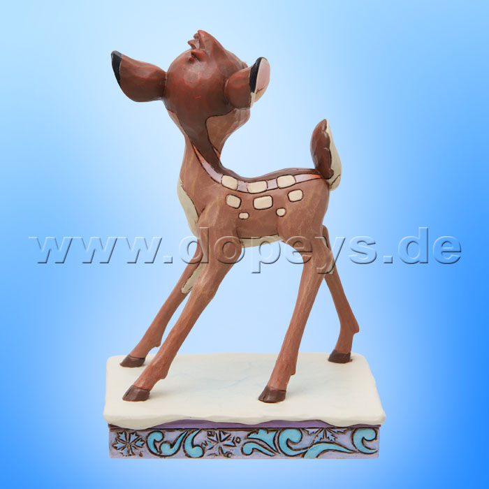 Disney Traditions Figur - Weihnachts-Bambi Personality Pose (Frosted Fawn) von Jim Shore 6013064