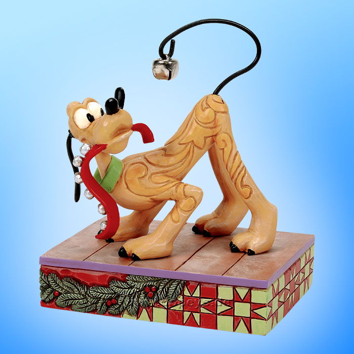 Disney Traditions - Pluto with Christmas Bells (Jolly Jingle Tail) figurine by Jim Shore 6016885