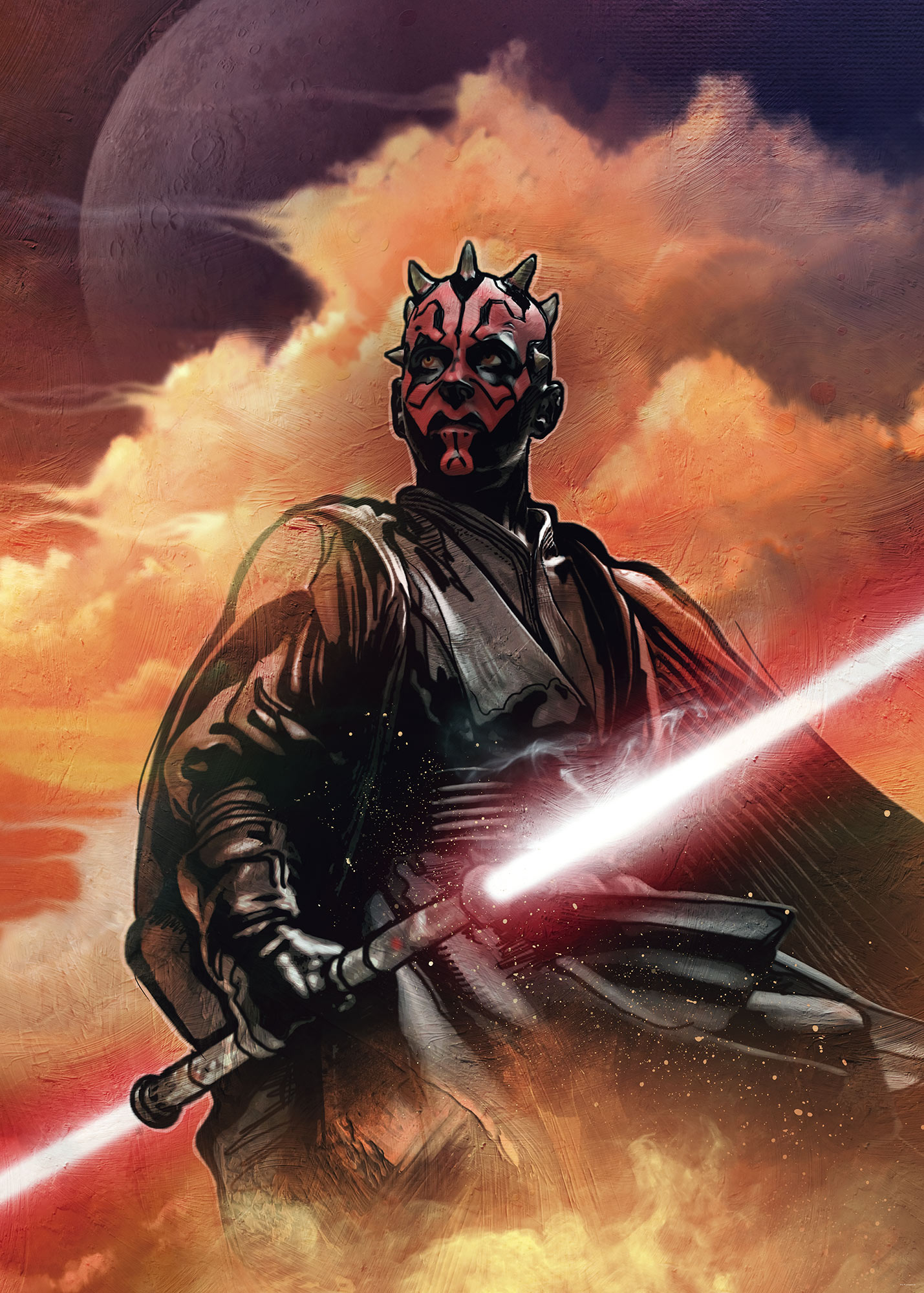Star Wars Vlies Fototapete "Star Wars Classic Darth Maul"