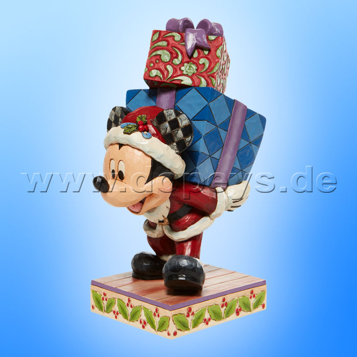 Disney Traditions - Here Comes Old St. Mick (Santa Mickey with Presents) figurine by Jim Shore 6008978