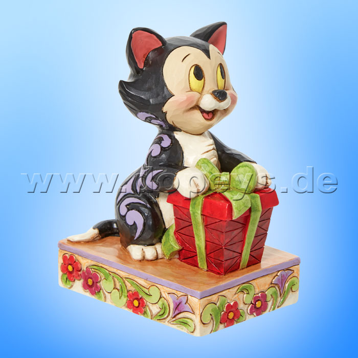 Disney Traditions - Christmas Figaro Personality Pose (Festive Feline) figurine by Jim Shore 6013065
