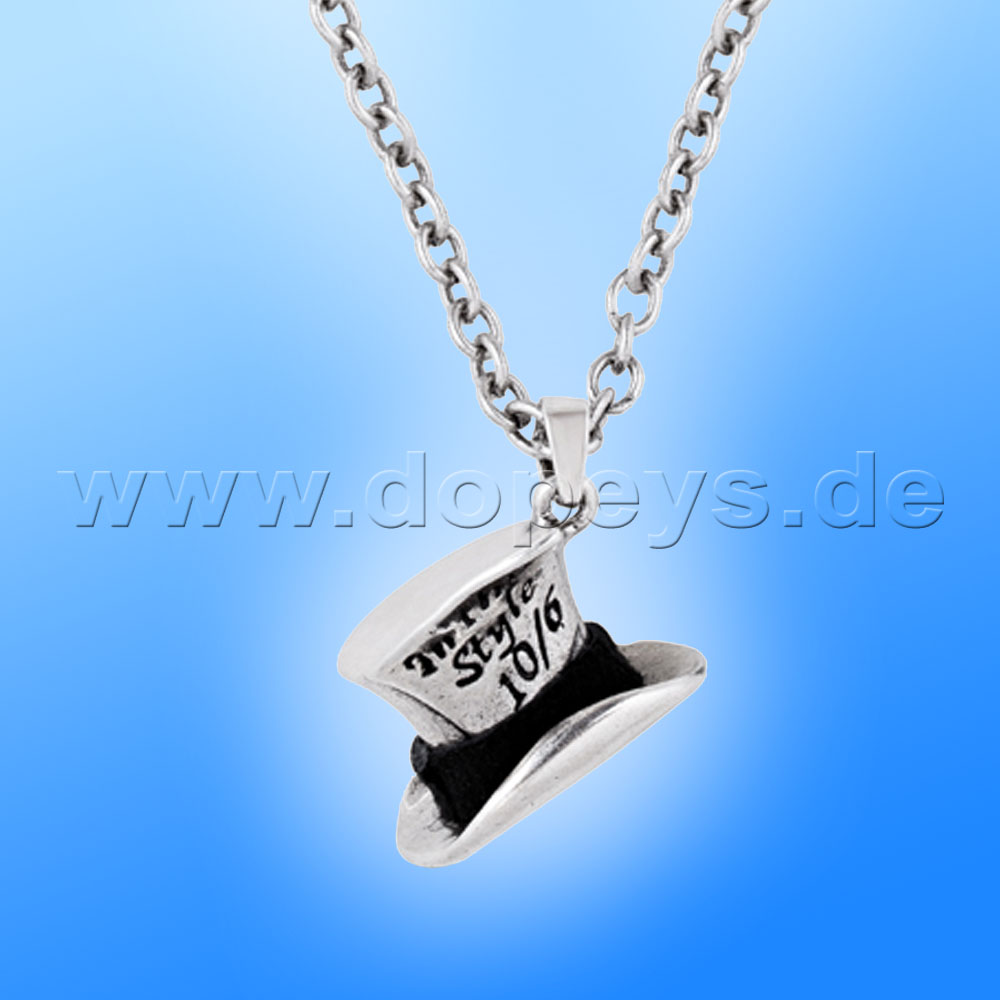 Disney Halskette - Hutmacher (Alice im Wunderland) in Weißgold von Couture Kingdom 12100271