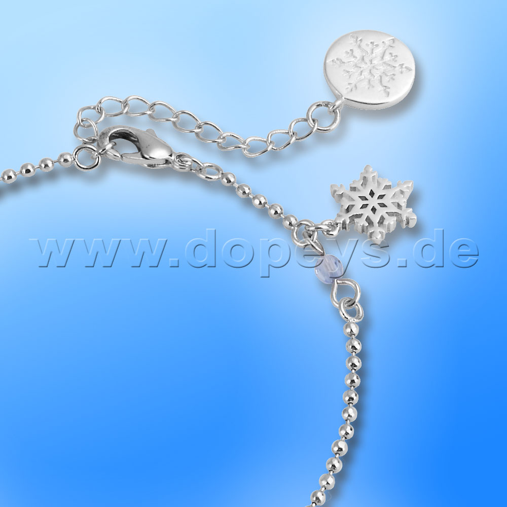Disney Bracelet - Kids Charm (Frozen II) in White Gold from Couture Kingdom 12102611
