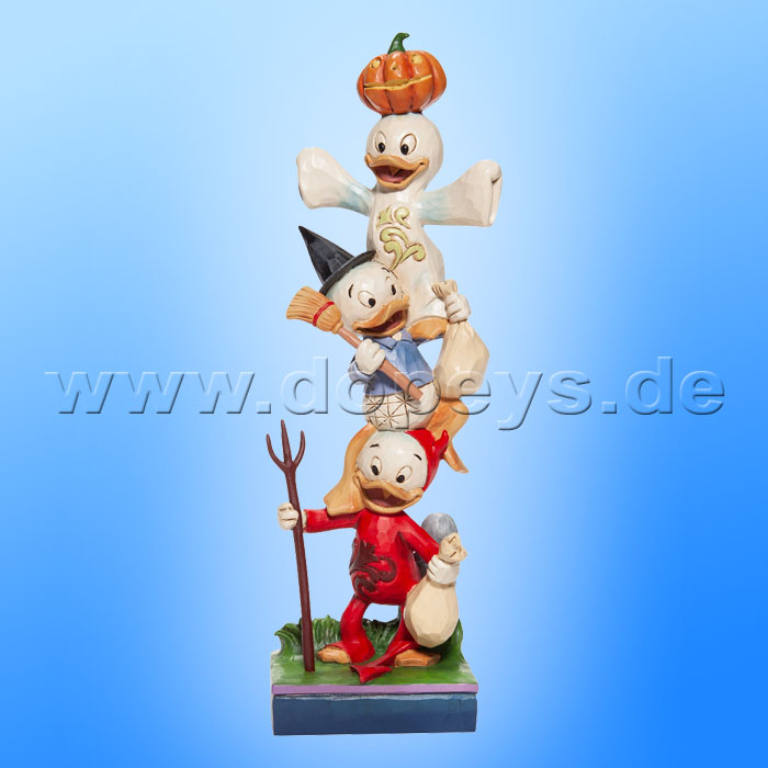 Disney Traditions - Teetering Trick-or-Treaters (Tick, Trick & Track Halloween Stapelturm) von Jim Shore 6007079