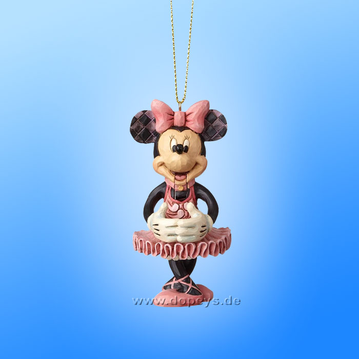Disney Traditions / Jim Shore Figur von Enesco. "Minnie Maus Nussknacker Ornament Baumanhänger" A29382