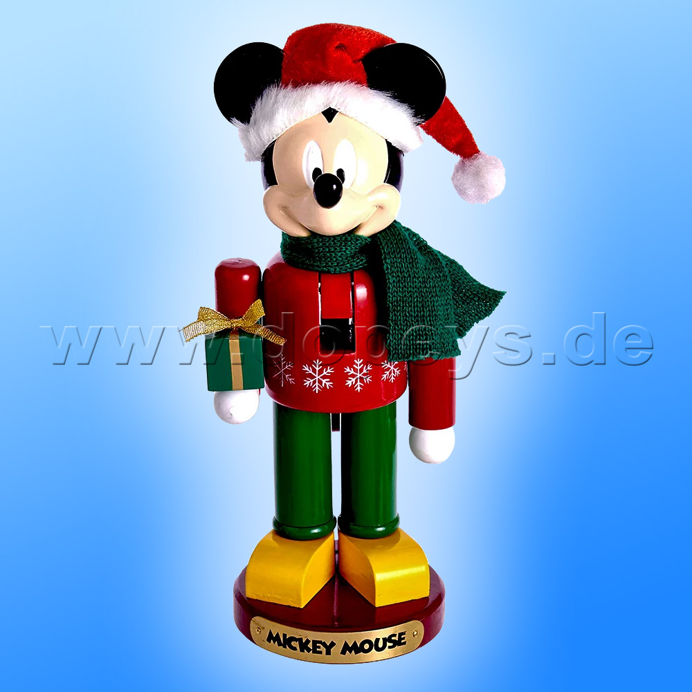 Kurt S. Adler - Disney Nutcracker "Mickey Mouse" With Present DN6171L