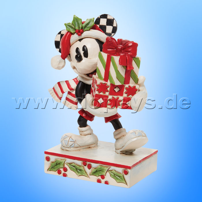 Disney Traditions -  (Mickey with Stack of Presents) figurine by Jim Shore 6010869