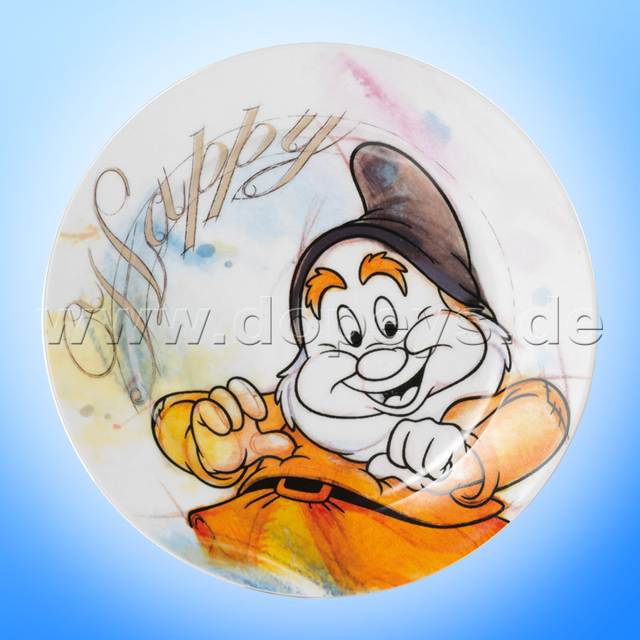 Disney Dessert Plate "Happy" in Italian Design