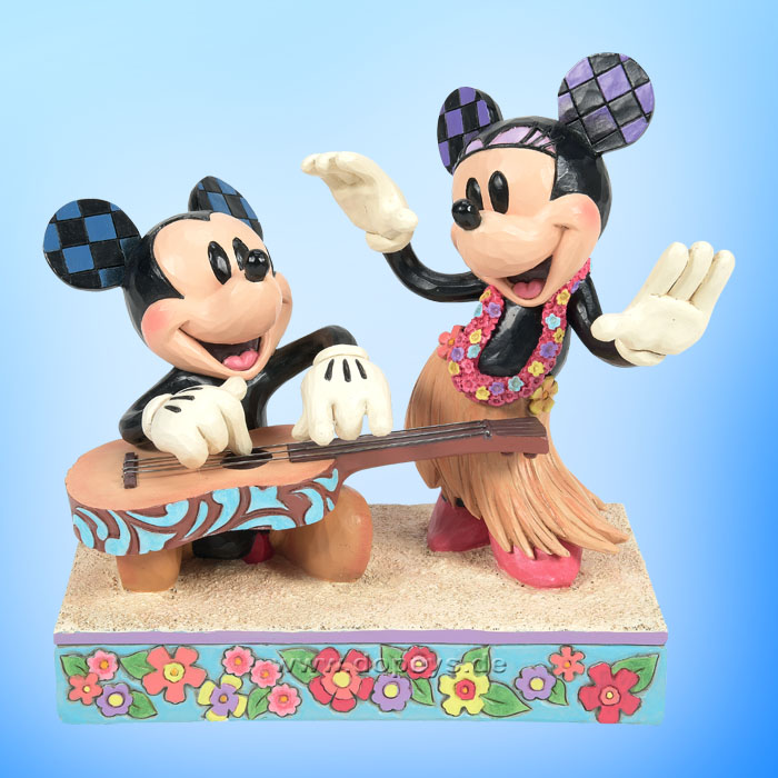 Disney Traditions - Mickey & Minnie Hawaii Figurine (Hawaiian Holiday) figurine by Jim Shore 6016330
