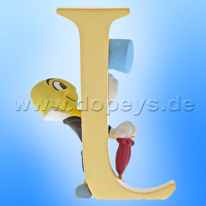 Enchanting Disney Collection - Buchstabe "J" - Jiminy Grille Figur von Enesco A29555