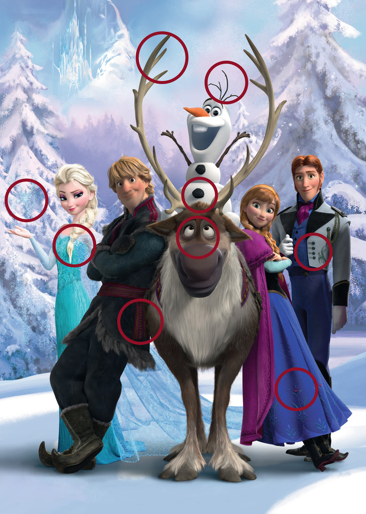 Disney Puzzle Die Eiskönigin "Eisige Unterschiede" von Ravensburger 10557