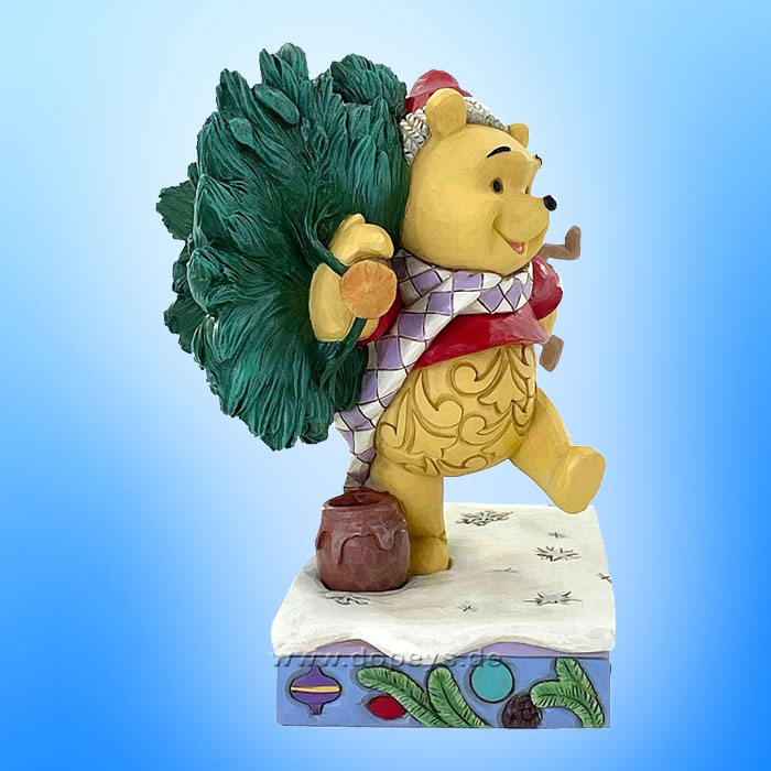Disney Traditions - Winnie the Pooh & Piglet with Christmas Tree (A Tree for Two) figurine by Jim Shore 6016886