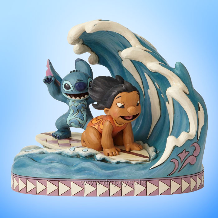 Disney Traditions / Jim Shore figurine from Enesco "Catch The Wave (Lilo and Stitch 15th Anniversary Piece)" 4055407.