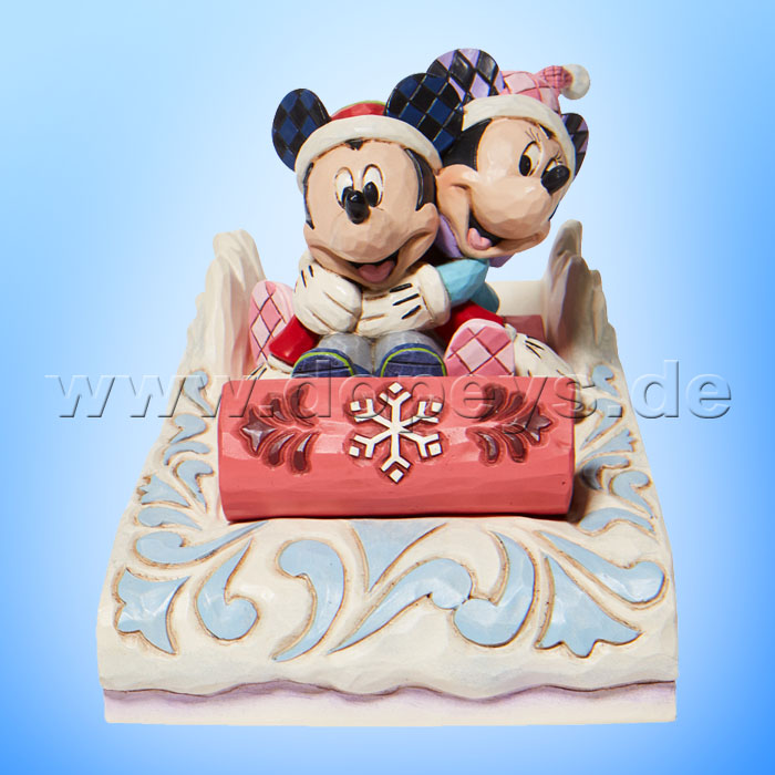 Disney Traditions - Sledding Sweethearts (Mickey & Minnie Sledding) figurine by Jim Shore 6008972