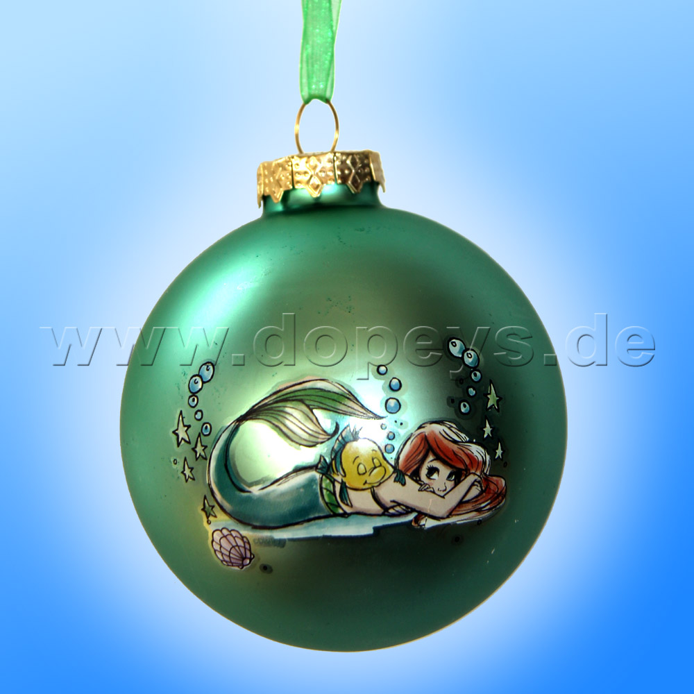 Kurt S. Adler - Princess "Ariel" Christmas Bauble green DN01005-C