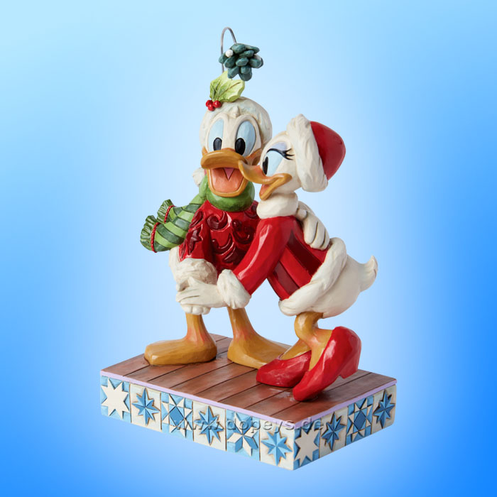Disney Traditions - Donald and Daisy Duck Mistletoe (Merry Mistletoe) figurine by Jim Shore 6015004