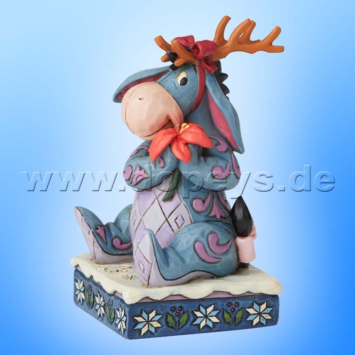 Winter Wonders (I-Aah als Weihnachts-Elch) Figur von Disney Traditions / Jim Shore - Enesco 6002844