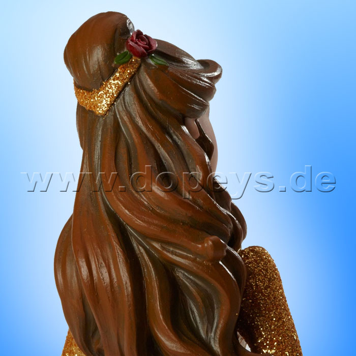 Disney Showcase Collection from Enesco "Christmas Belle Figurine & Chip Hanging Ornament Set" 4053349 Haute Couture