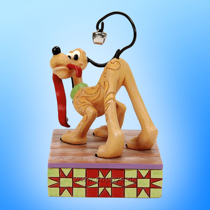 Disney Traditions - Pluto with Christmas Bells (Jolly Jingle Tail) figurine by Jim Shore 6016885