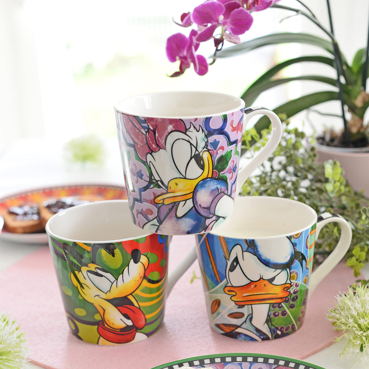Disney Kaffeetasse / Kaffeebecher "Donald Duck" Forever & Ever im italienischen Design 103003