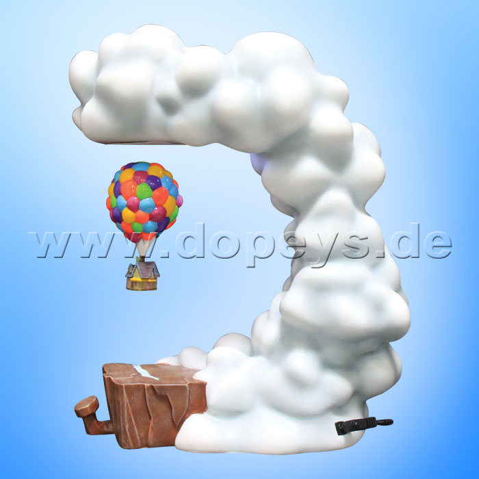 Disney Grand Jester Studios - Pixar Oben Luftballon Haus Figur mit Magnetschwebetechnik A30537