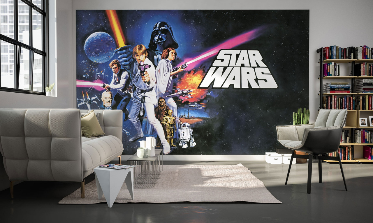 Star Wars Vlies Fototapete "Star Wars Poster Classic 1" 4,00m x 2,50m