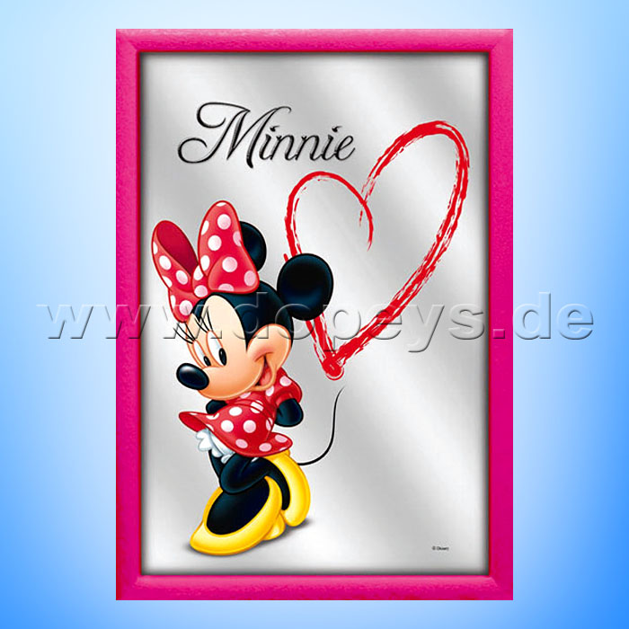 Disney Wandspiegel / Motivspiegel - Minnie Maus "Lovely Sweetheart" 20 x 30cm HN18330