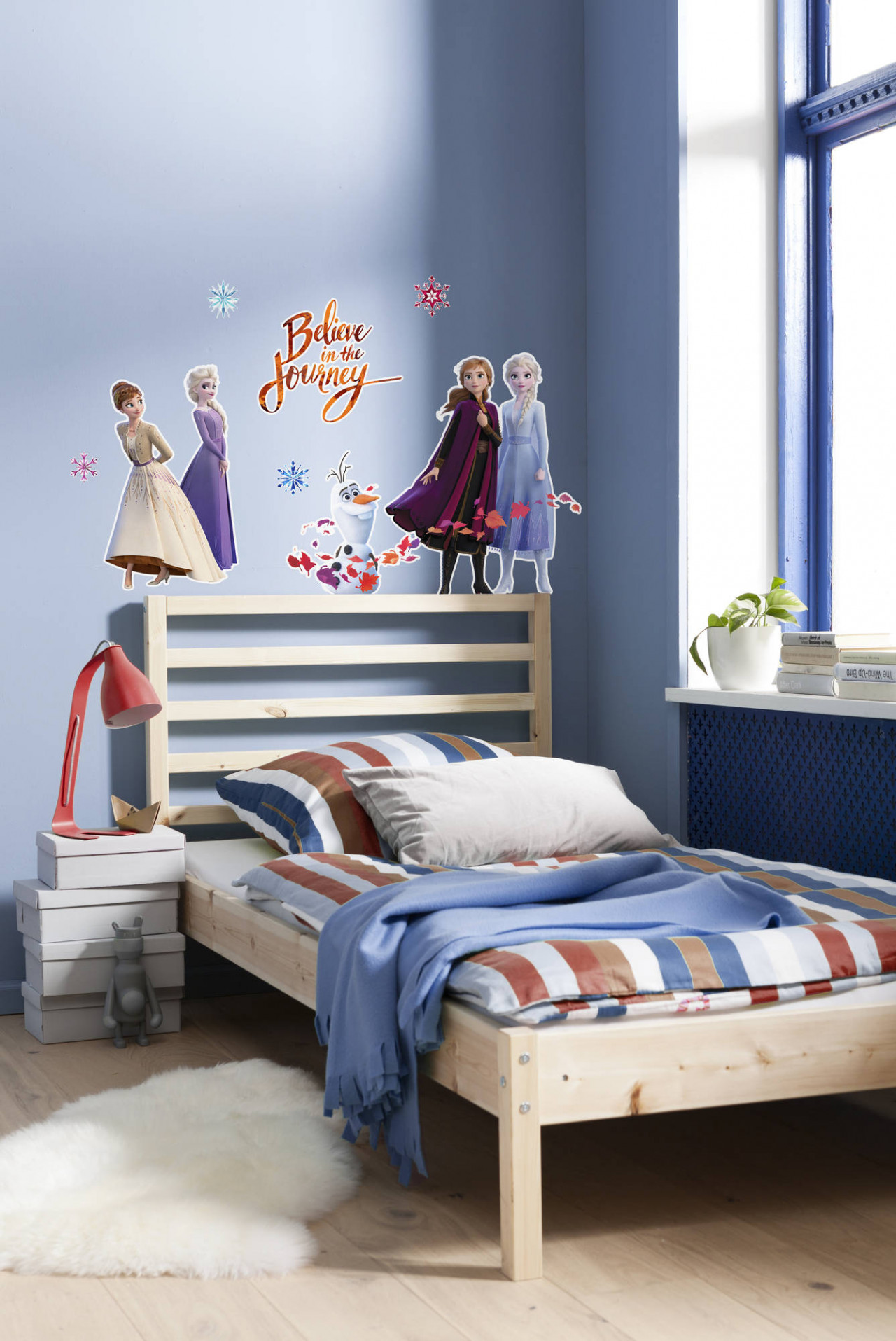 Disney Wandsticker / Wandaufkleber Die Eiskönigin "Believe in the Journey" 50cm x 70cm