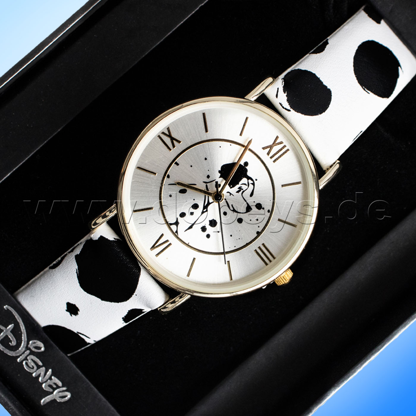 Disney Watch "101 Dalmatians" Elegant Premium Collector Clock