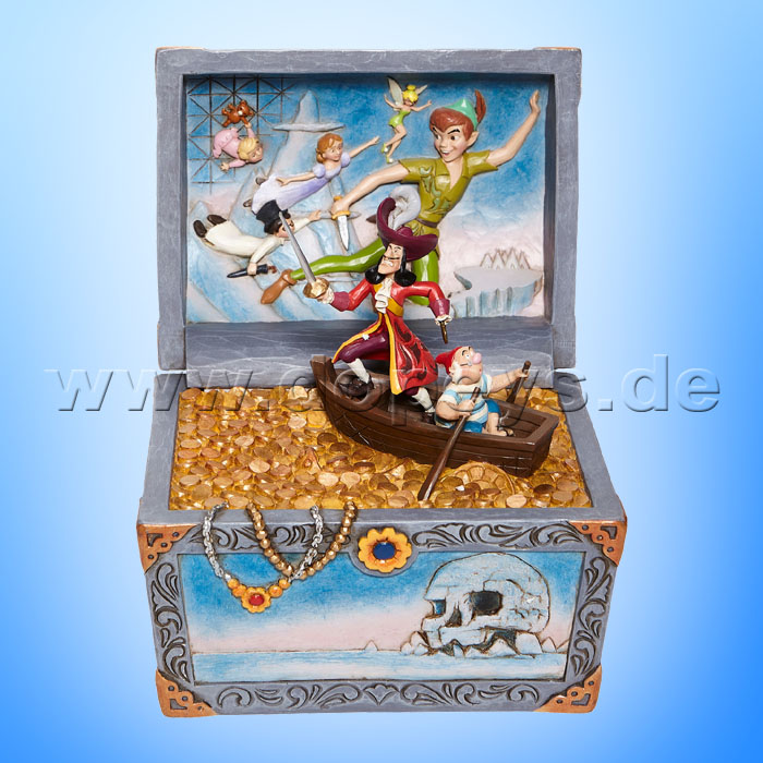 Disney Traditions - Treasure Strewn Tableau (Peter Pan Schatztruhe mit Szene) von Jim Shore 6008063