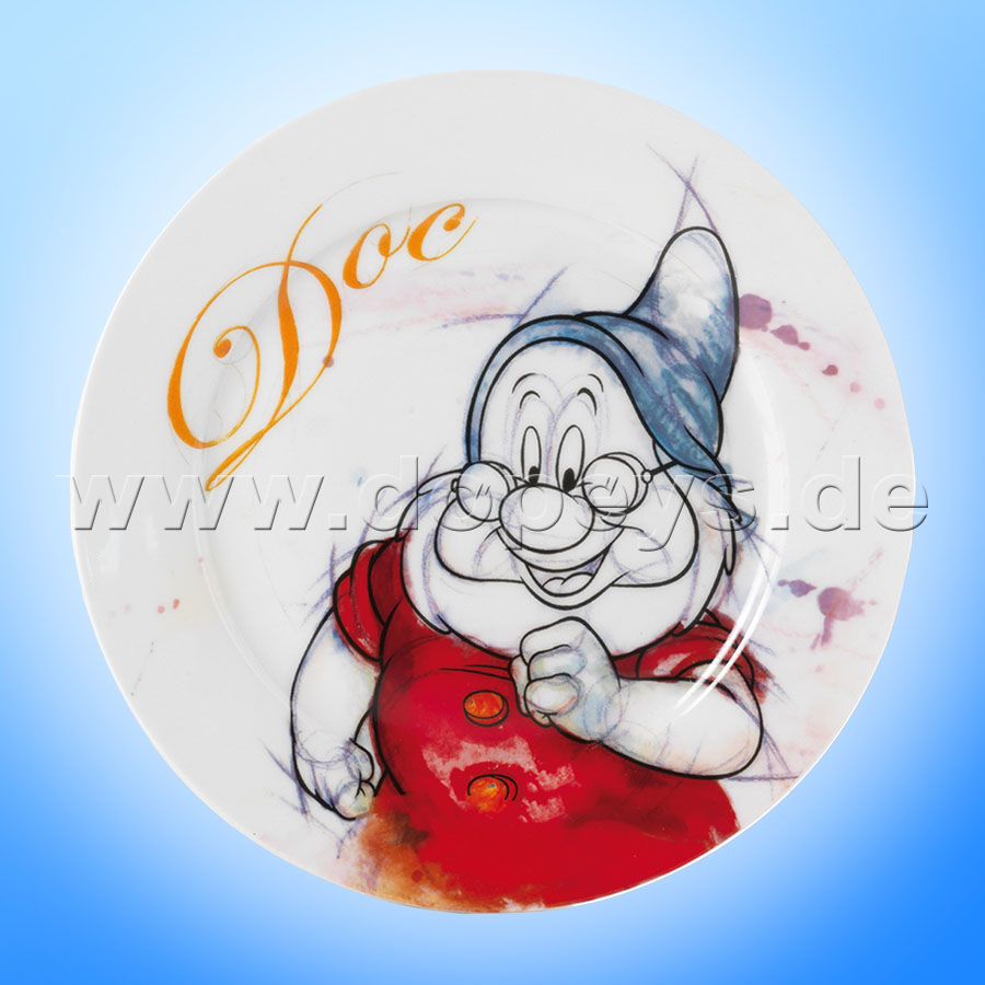 Disney Dessert Plate "Doc" in Italian Design