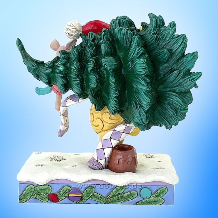 Disney Traditions - Winnie the Pooh & Piglet with Christmas Tree (A Tree for Two) figurine by Jim Shore 6016886