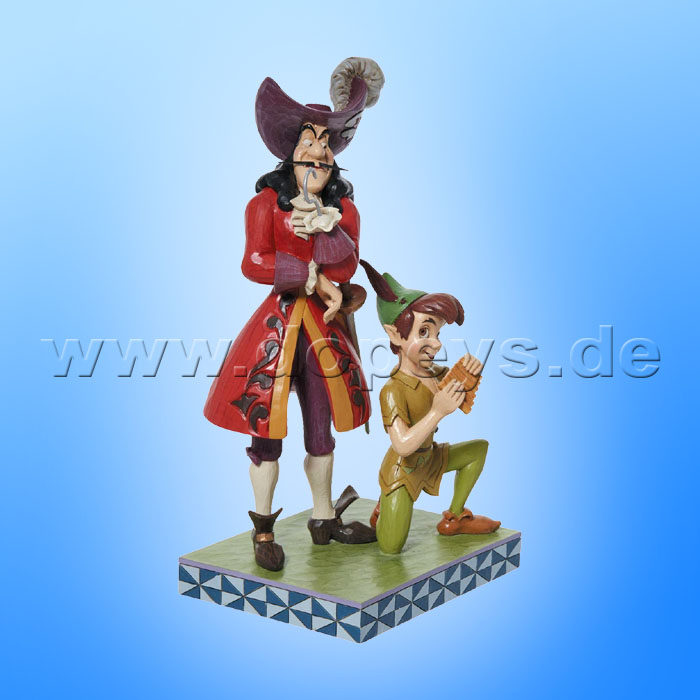 Disney Traditions Figur - Peter Pan & Hook, Gut gegen Böse (Devious and Daring) von Jim Shore 6011928