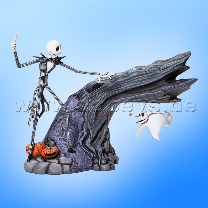 Disney Grand Jester Studios - Zero & Jack Figur mit Magnetschwebetechnik A30536