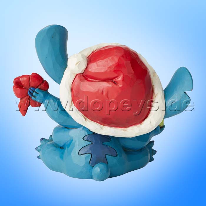 Bad Wrap (Weihnachtsmann Stitch mit Geschenk) Figur von Disney Traditions / Jim Shore - Enesco 6002833