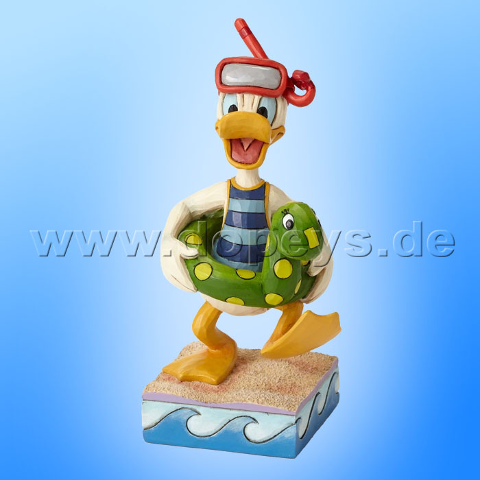 Disney Traditions / Jim Shore Figur von Enesco. "Make a Splash (Donald Duck mit Schwimmreifen)" 4050415.