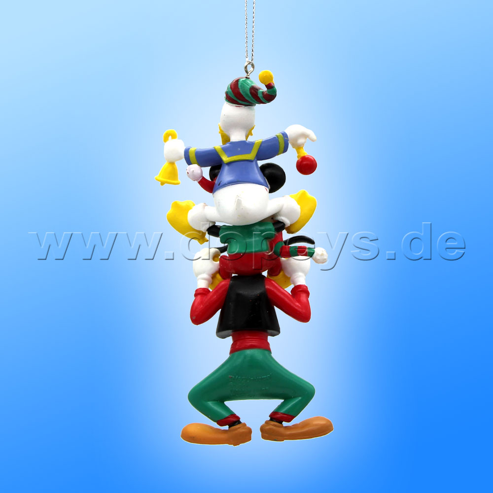 Kurt S. Adler - Disney "Mickey, Donald & Goofy Stacking" Hanging Ornament DN37049
