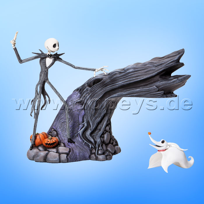 Disney Grand Jester Studios - Zero & Jack Figur mit Magnetschwebetechnik A30536