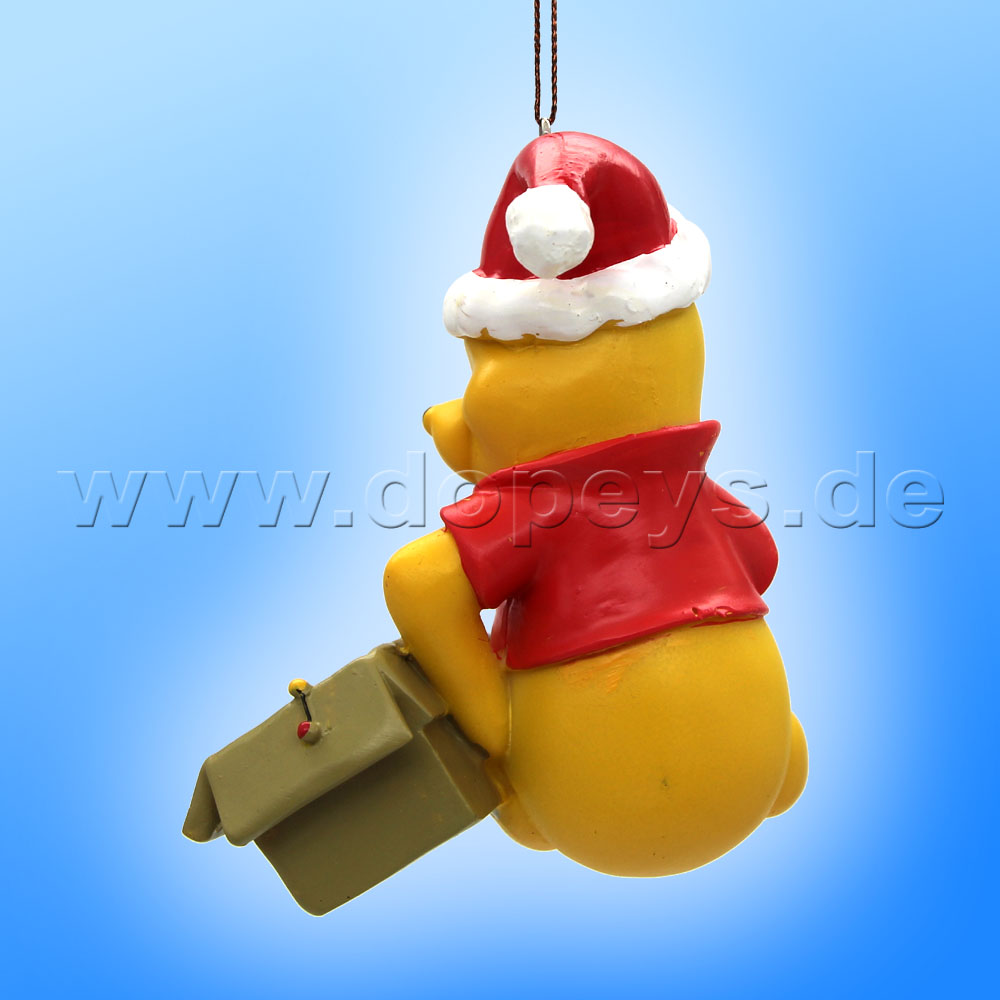 Kurt S. Adler - Disney "Puuh mit Weihnachtsmütze" Winnie Puuh Weihnachtsbaumanhänger / Ornament DN35036