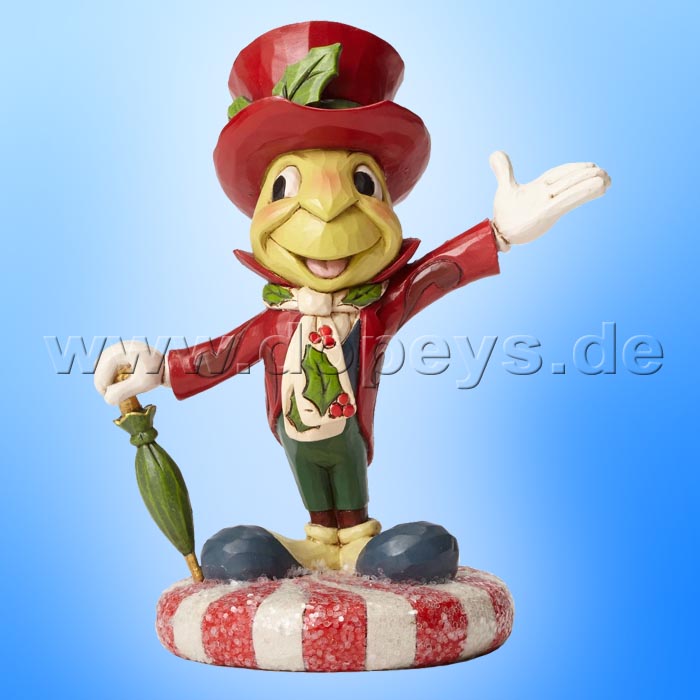 Disney Traditions / Jim Shore Figur von Enesco "Jolly Jiminy (Jiminy Grille)" 4051974