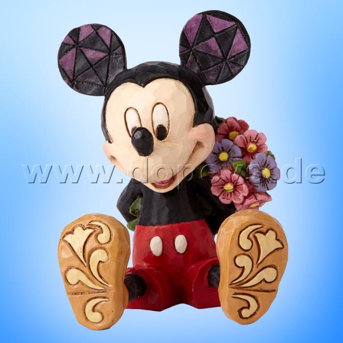 Disney Traditions / Jim Shore Figur von Enesco "Mini Mickey Maus mit Blumen" 4054284