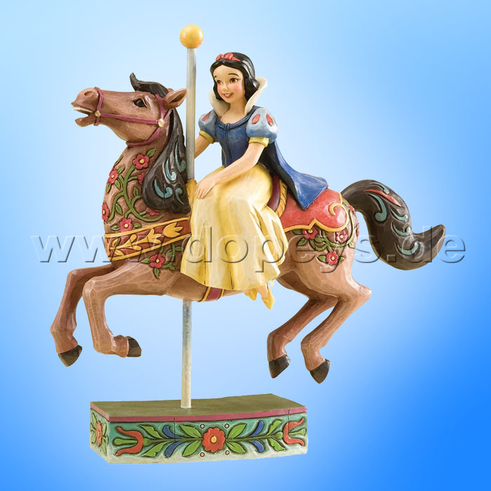 Disney Traditions / Jim Shore figurine from Enesco "Princess Of Innocence (Snow White Riding A Carousel Horse)" 4011746.