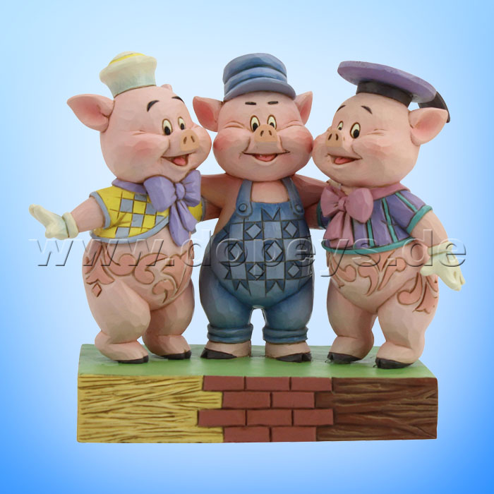 Squealing Siblings (Die drei kleinen Schweinchen) Figur von Disney Traditions / Jim Shore - Enesco 6005974