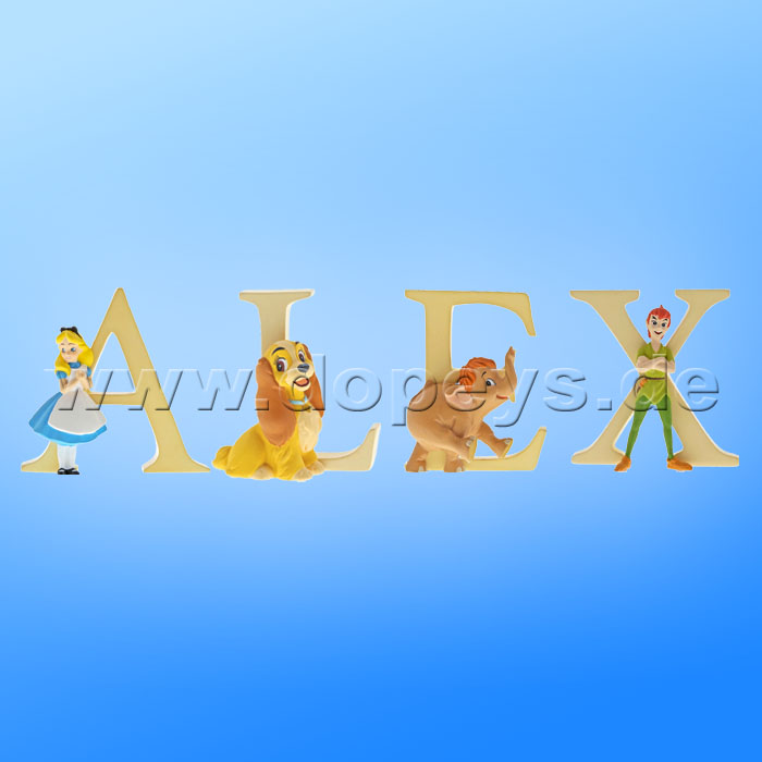 Enchanting Disney Collection - Letter "A" Alice in Wonderland figurine by Enesco A29546