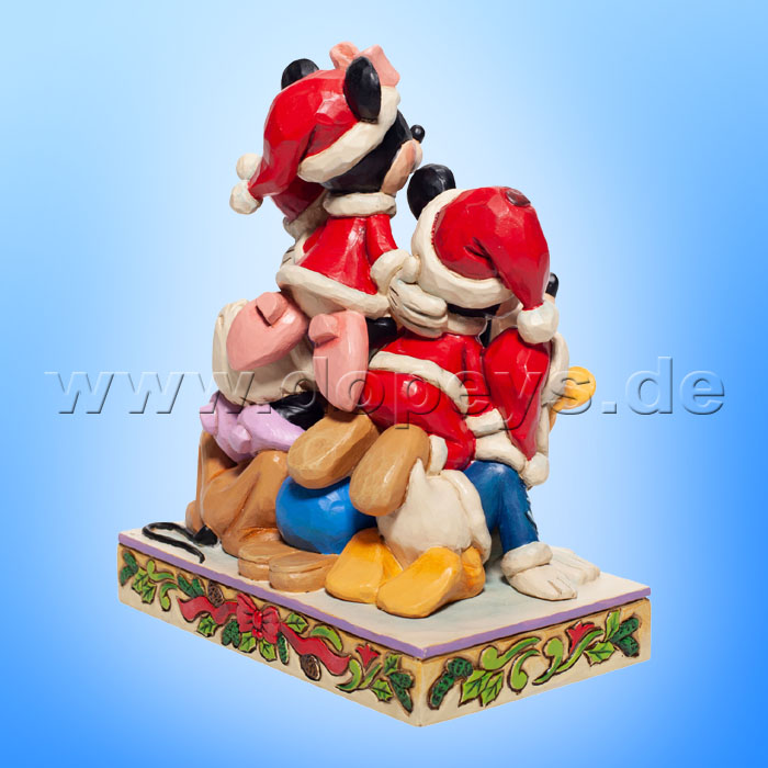 Disney Traditions - Piled High with Holiday Cheer (Mickey & Freunde als Weihnachtspyramide) von Jim Shore 6007063