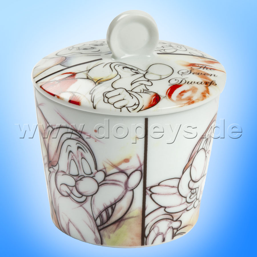Disney Sugar Bowl "Seven Dwarfs" in Italian Design, 250 cl