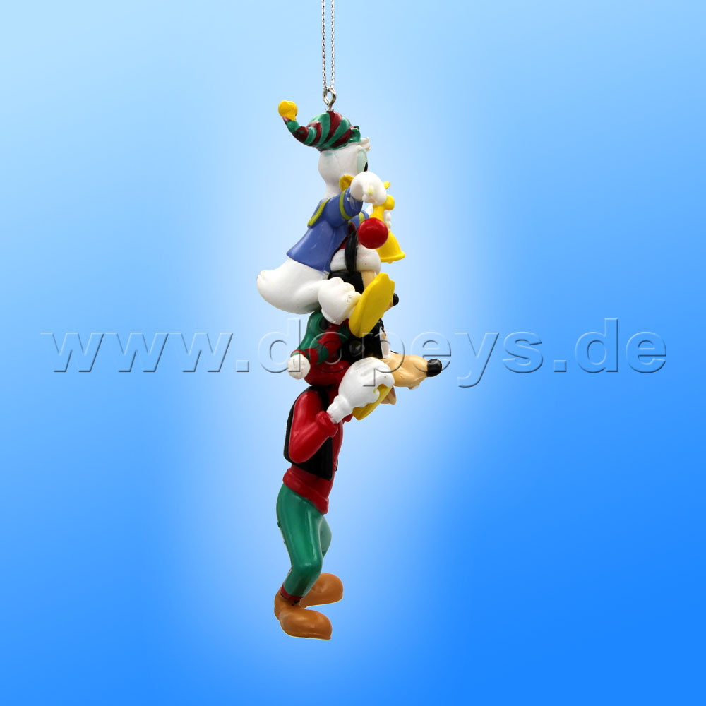 Kurt S. Adler - Disney "Mickey, Donald & Goofy Stacking" Hanging Ornament DN37049