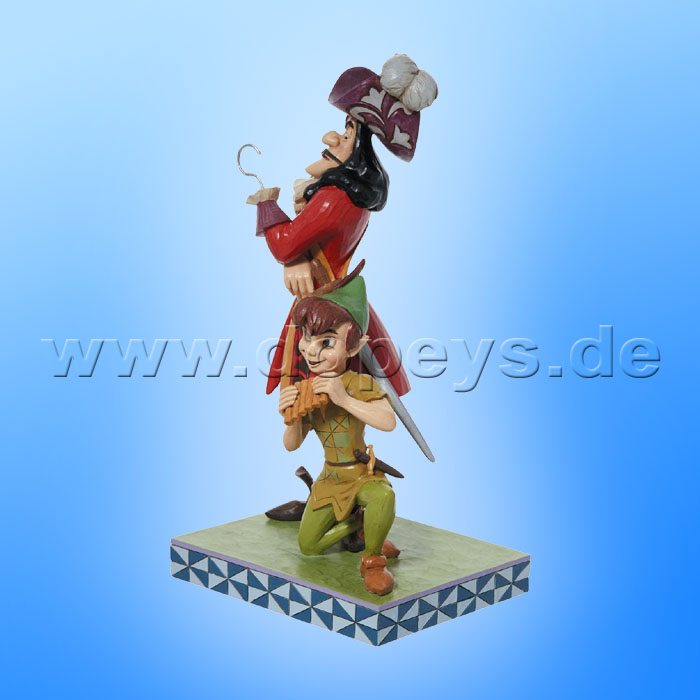 Disney Traditions Figur - Peter Pan & Hook, Gut gegen Böse (Devious and Daring) von Jim Shore 6011928