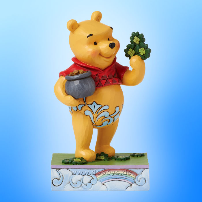 Disney Traditions - Winnie the Pooh with Clover Figurine (Lucky Ol' Bear) figurine by Jim Shore 6016335