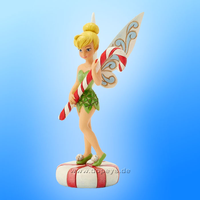 Disney Traditions - Tinker Bell with Candy Cane (Peppermint Pixie) figurine by Jim Shore 6016887